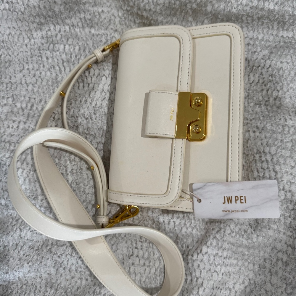 JW PEI beige crossbody